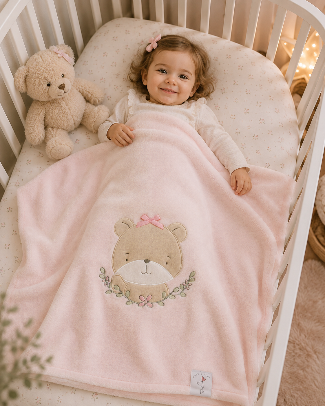 Teddy Snuggle Wrap - Girl