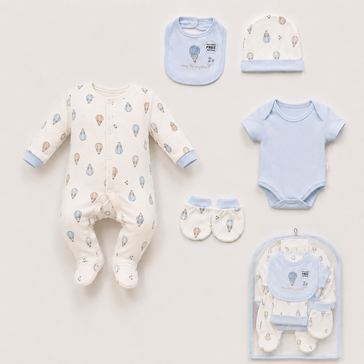 Time to Explore 5-Piece Baby Set