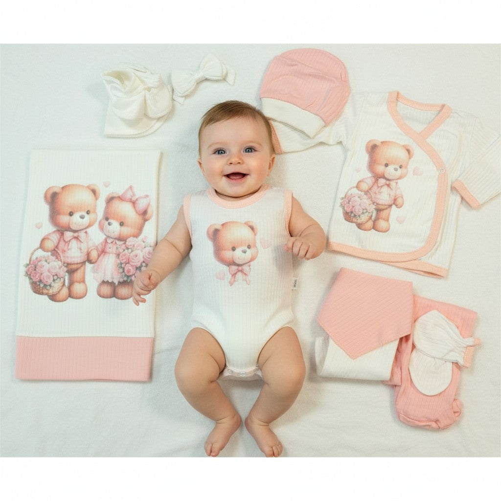 Baby girl 10 Piece Boxed Gift Set