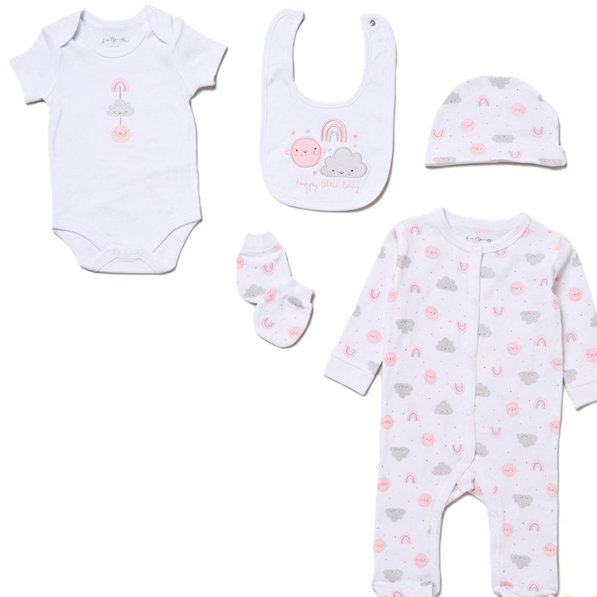Baby Girls Happy Little Baby 5 Piece
