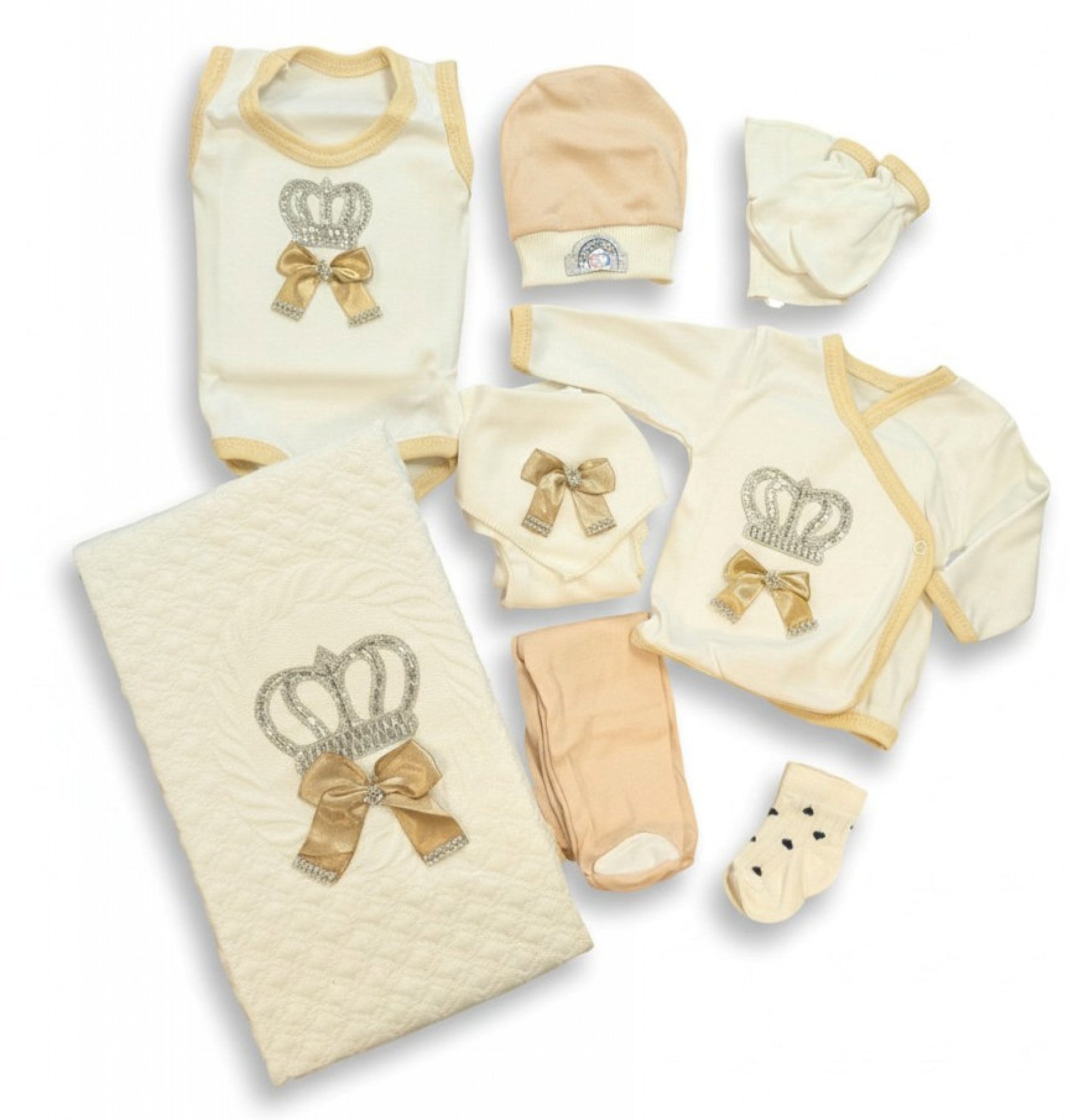 Set Sparkle Crown 10 piece Newborn