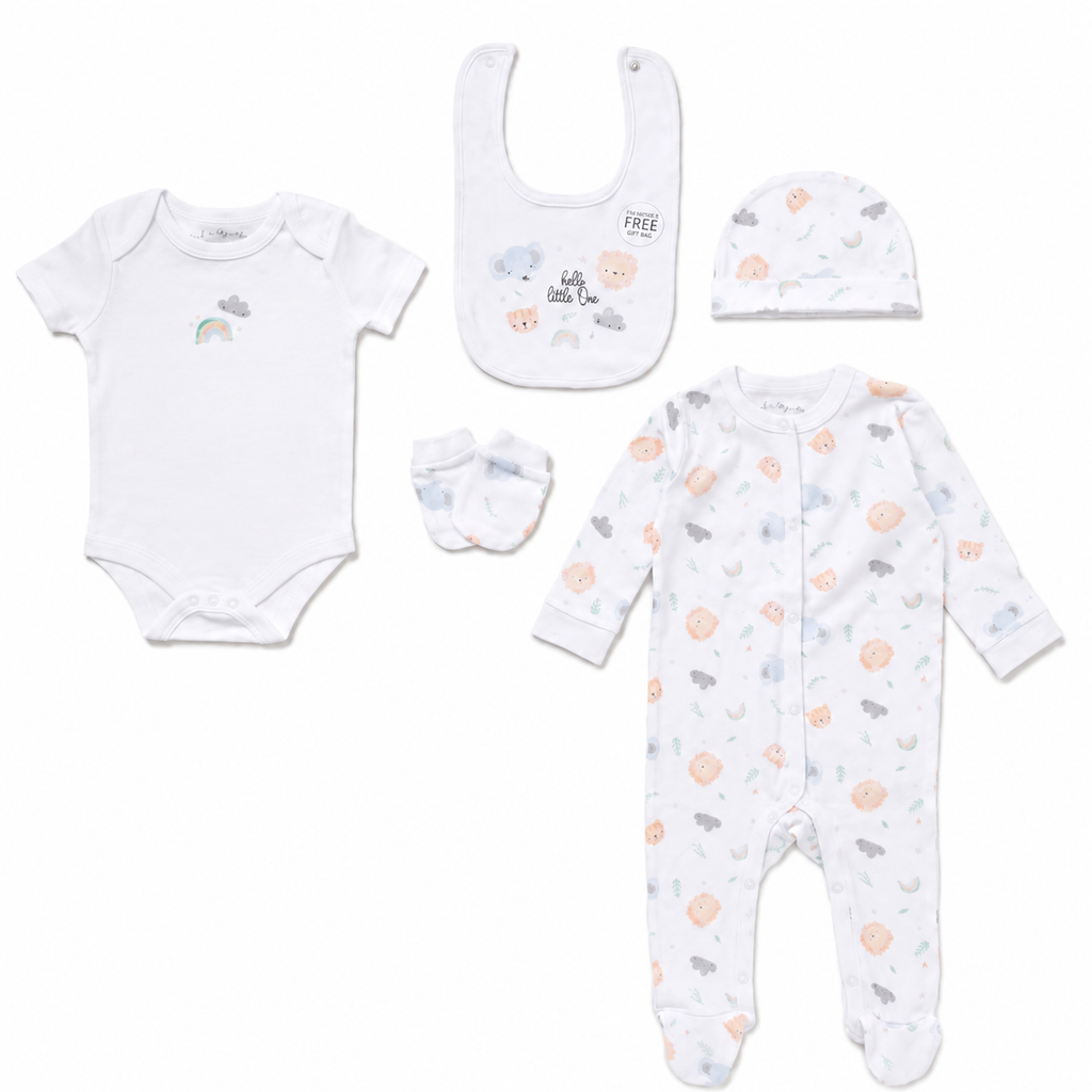 BABY UNISEX ANIMALS 5 PIECE
