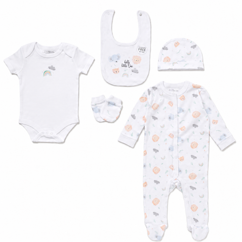 BABY UNISEX ANIMALS 5 PIECE
