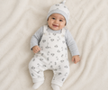 Boy Fleece lined Dungaree Set