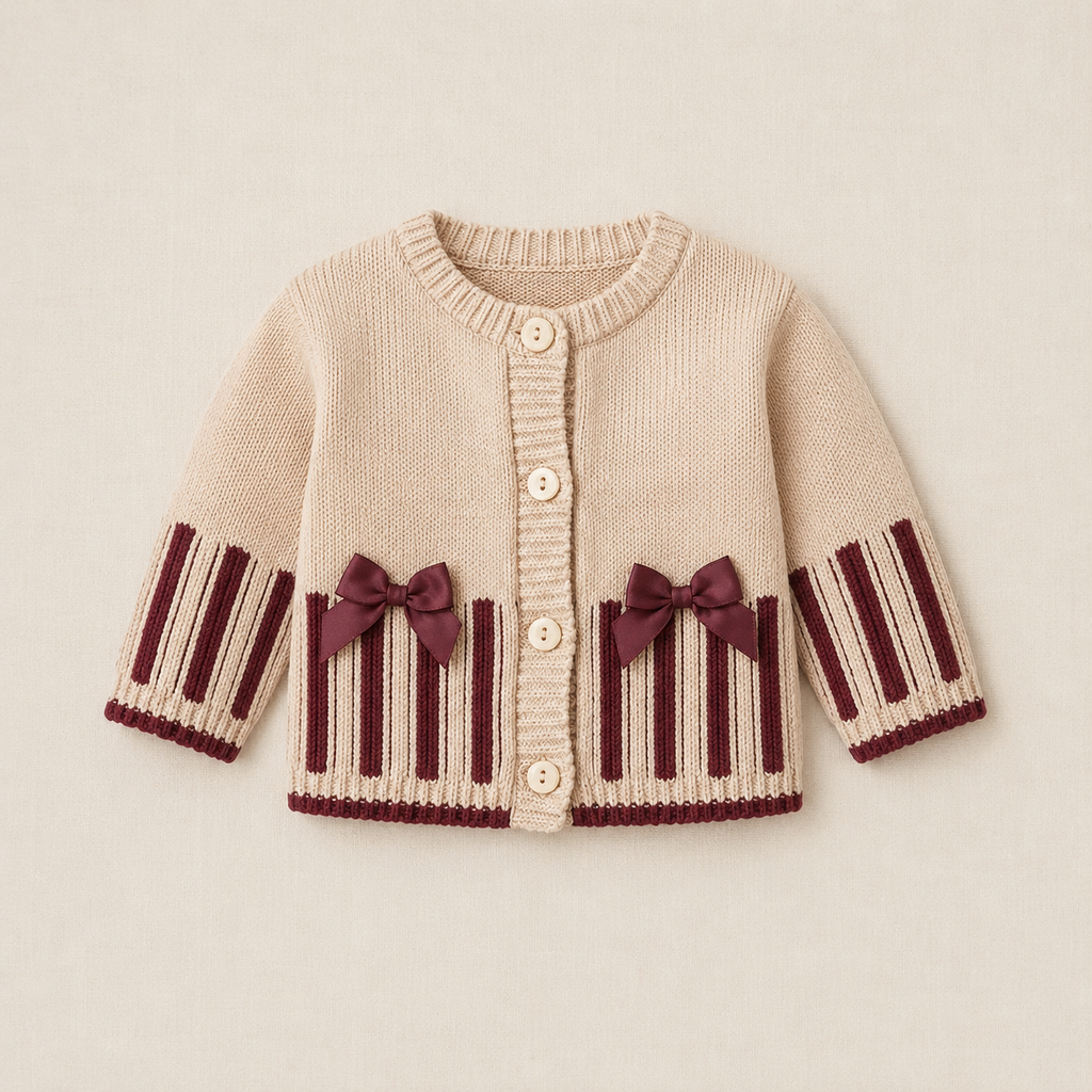 Baby Girls Bow cardigan