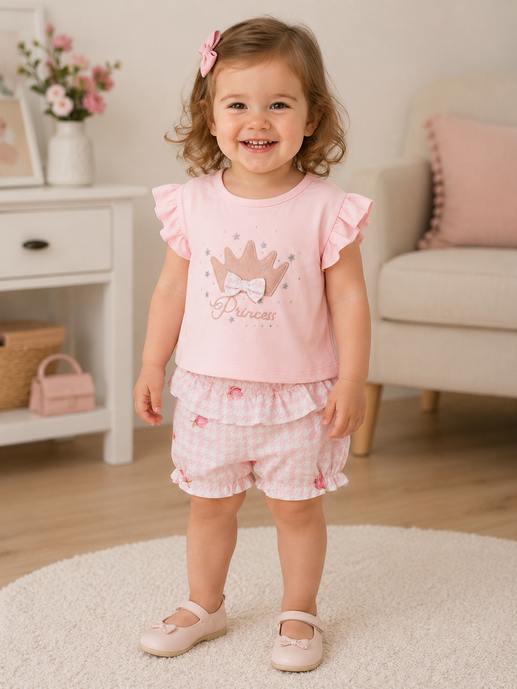 Pink Princess Two-Piece Outfit
