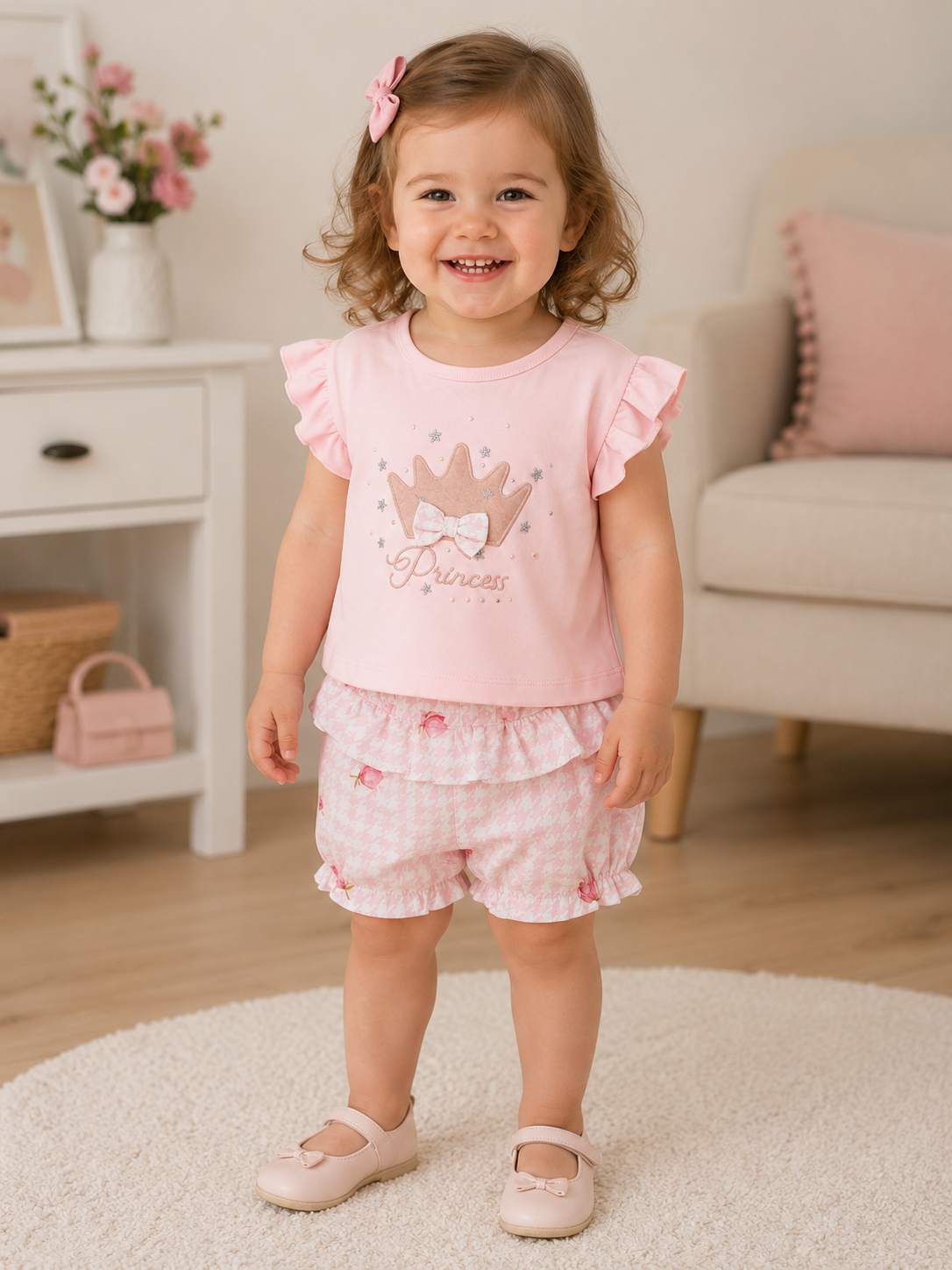 Pink Princess Two-Piece Outfit