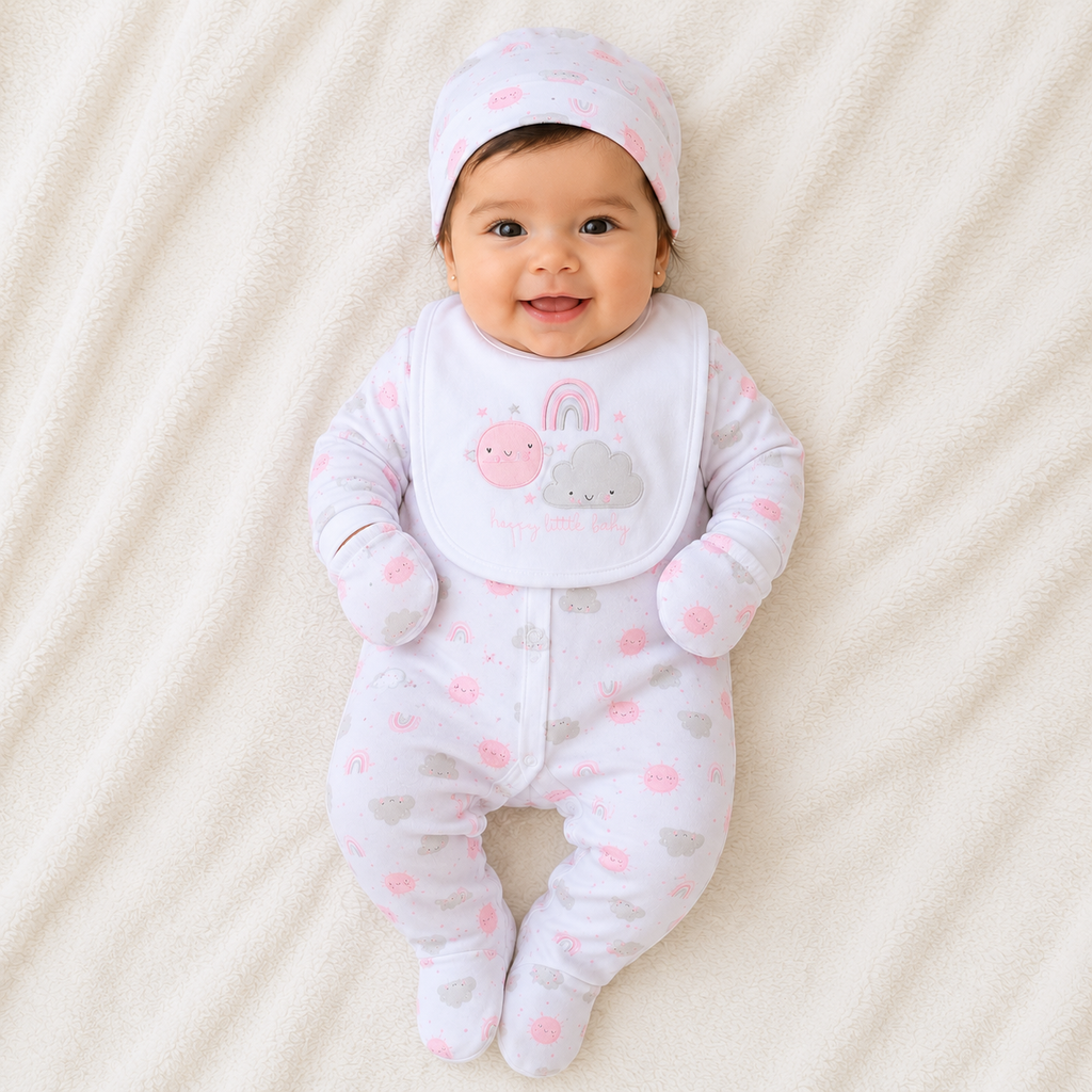 Baby Girls Happy Little Baby 5 Piece