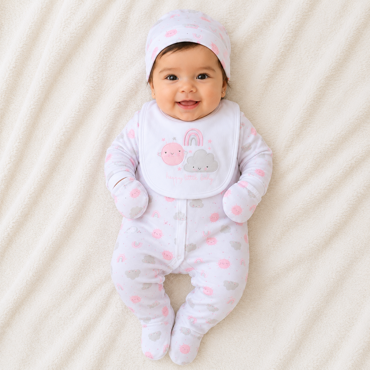Baby Girls Happy Little Baby 5 Piece