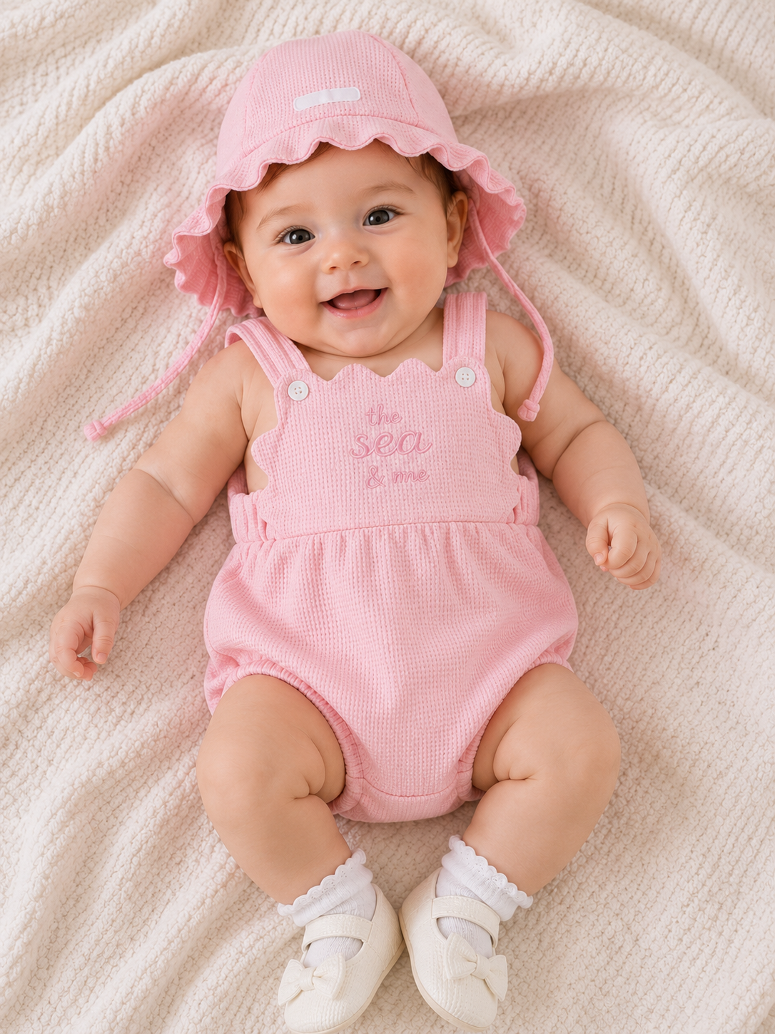 Baby Girl Romper with hat