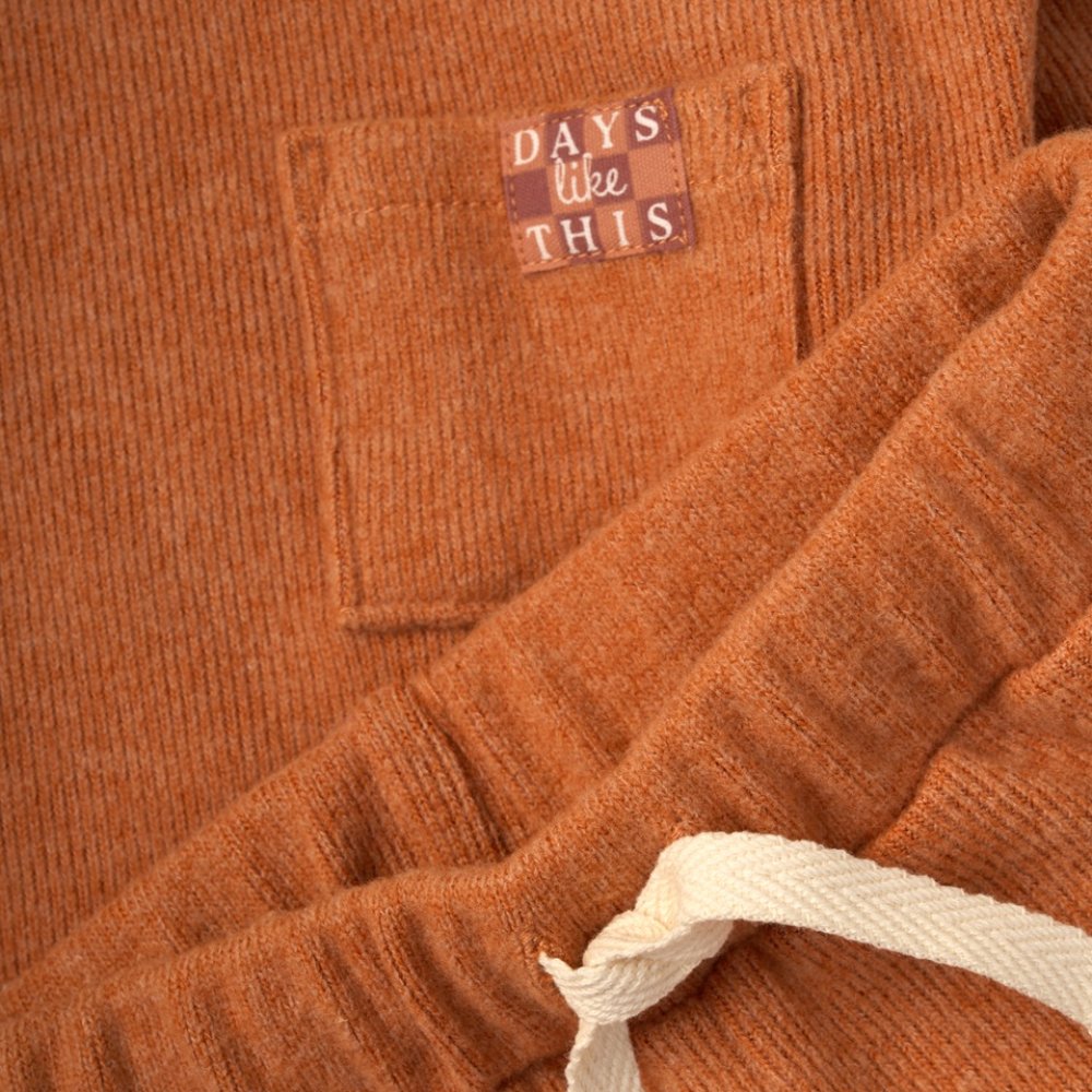 Boys Brushed Rib Sweatshirt & Jog Pant Outfit