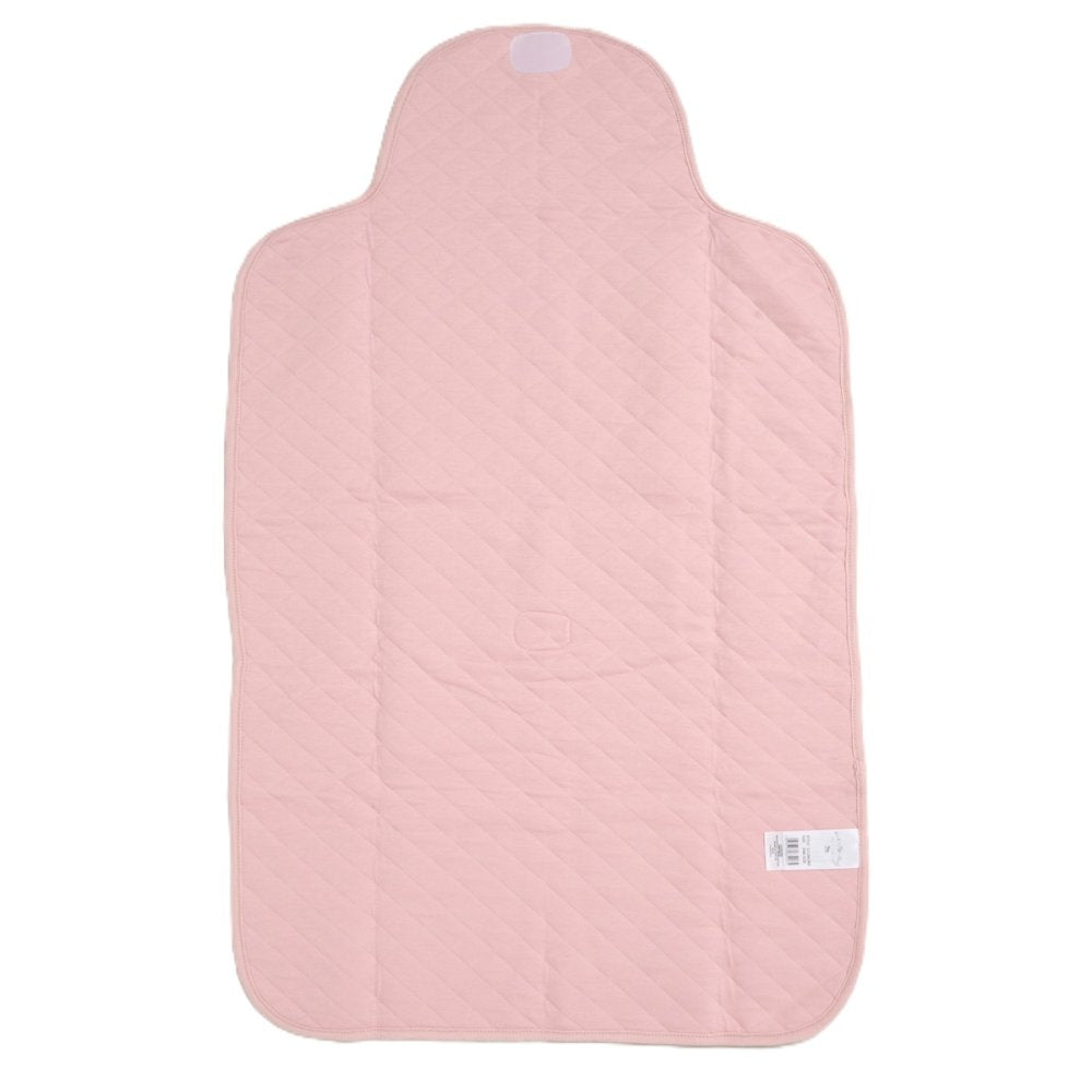 BABY PINK QUILTED 5-PIECE - GIFT SET INCLUDING FOLDABLE CHANGING MAT