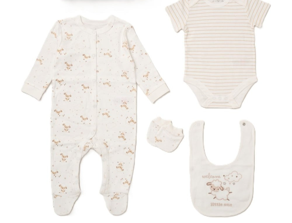 Baby Unisex Sheep 6 Piece