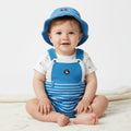 Boy Short Dungaree Set and hat