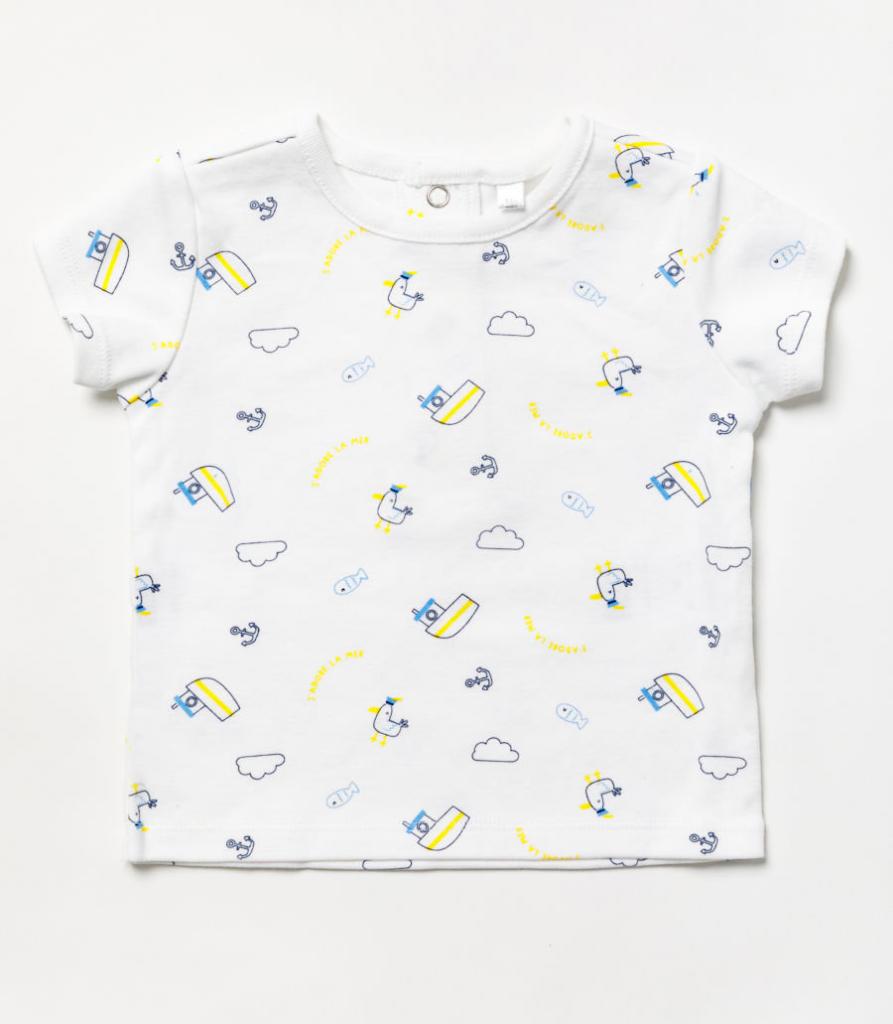 Boy Short Dungaree Set and hat