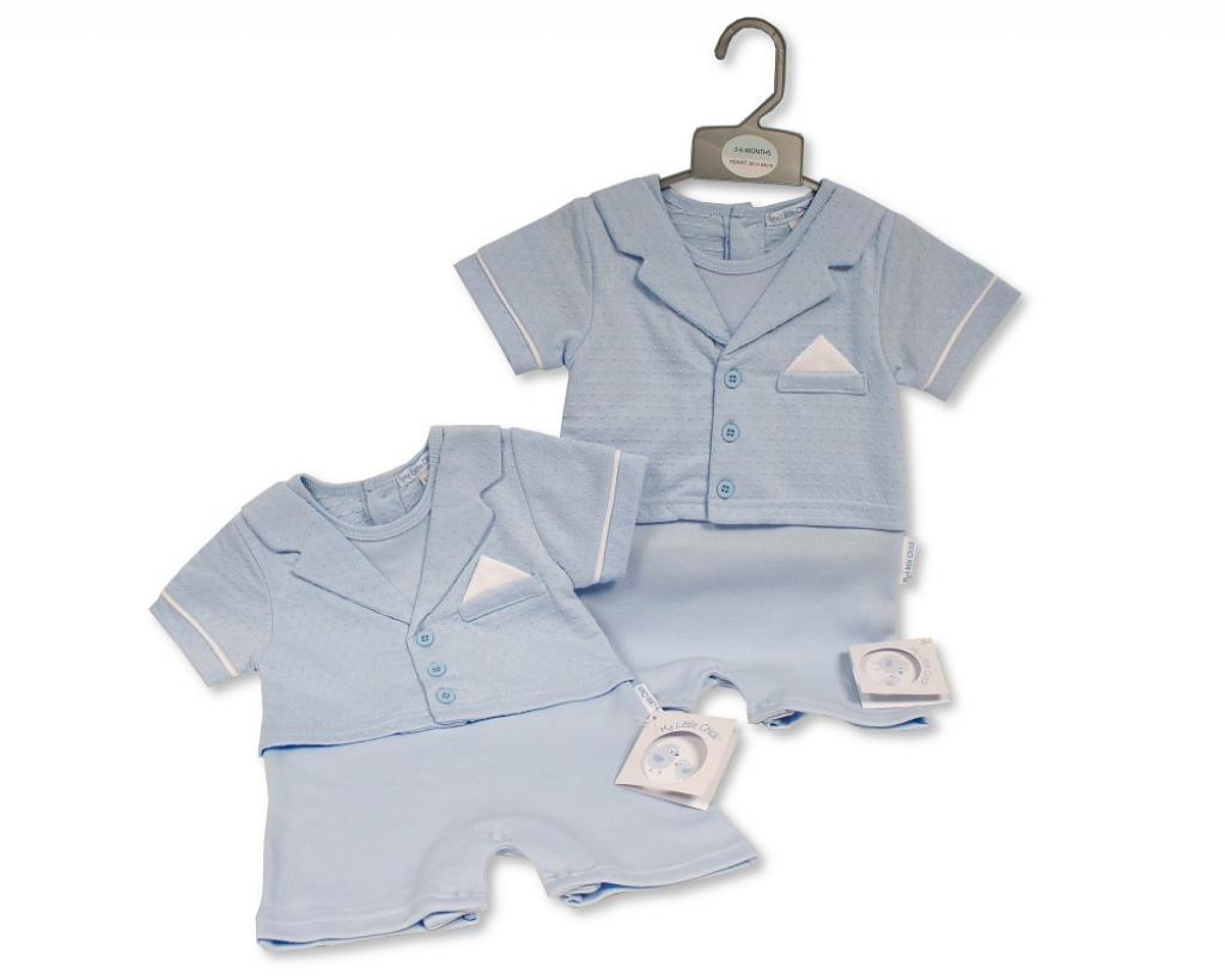 Boy romper with jacket