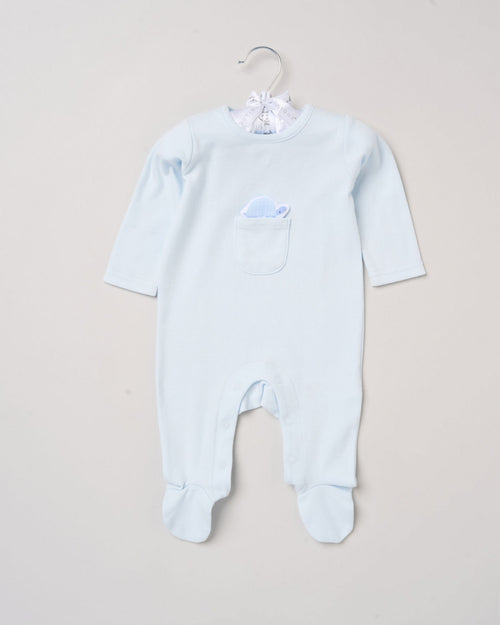 Blue All in one Bodysuit