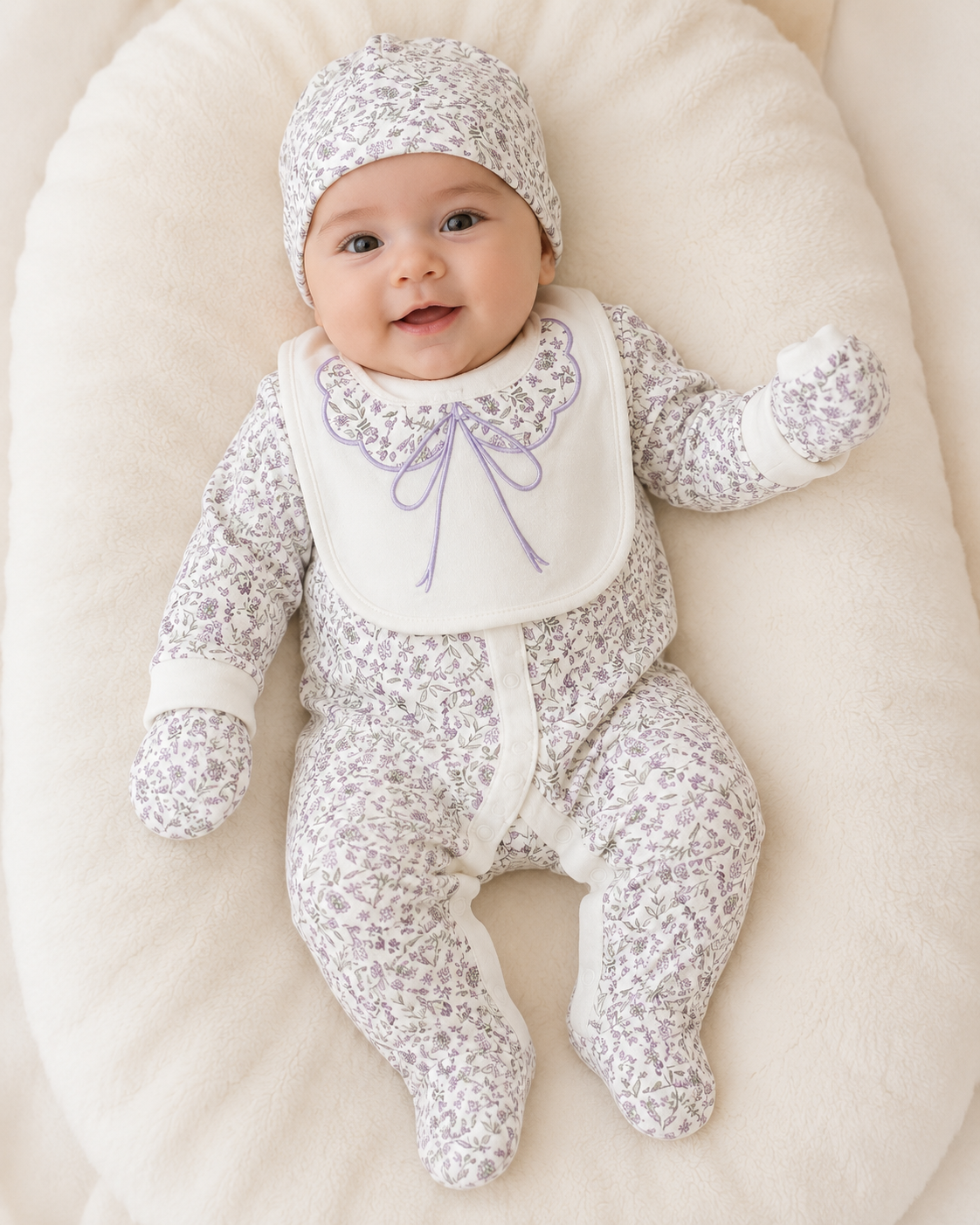 BABY GIRLS FLORAL 5 PIECE