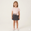 Girls T-Shirt & Skirt With Belt